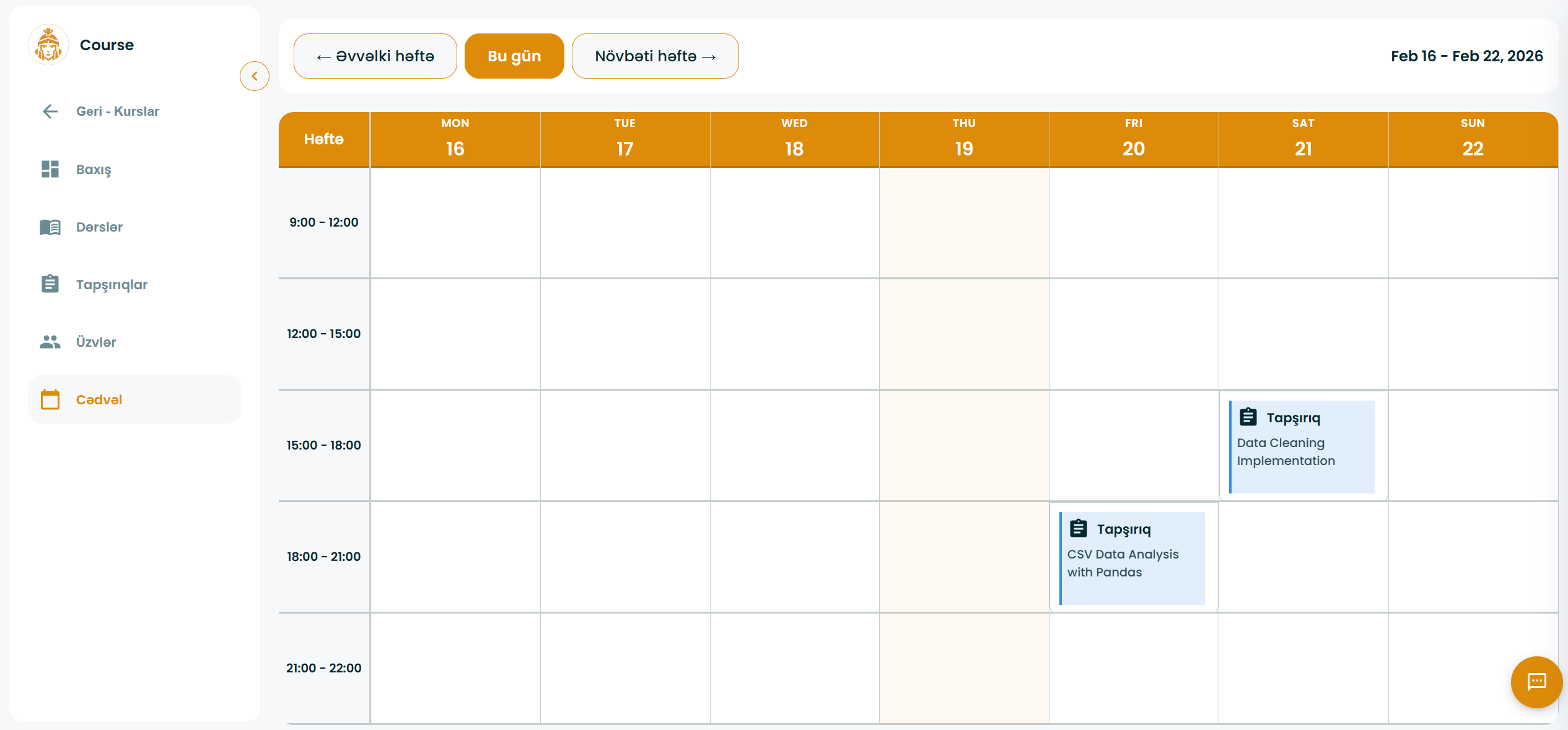 Təqvim və son tarixlərin idarəsi